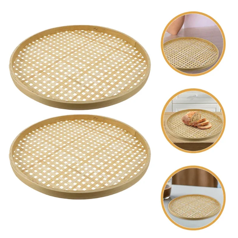 Tamis Chinois Bambou Tressé – Image 2