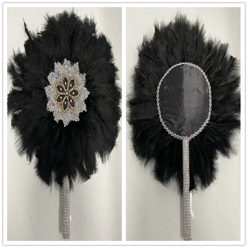 Éventail Chinois Plumes De Dinde – Image 6