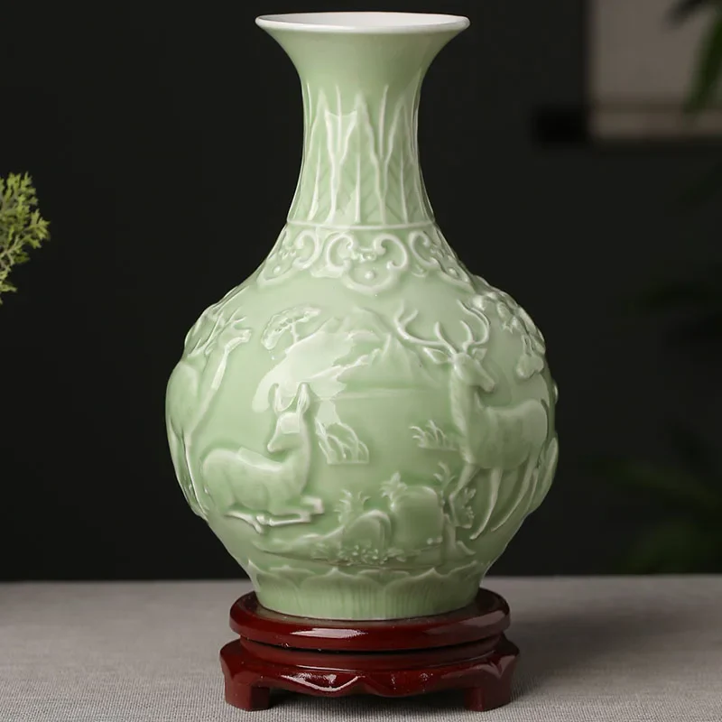 Vase Chinois Ancien Jingdezhen – Image 5