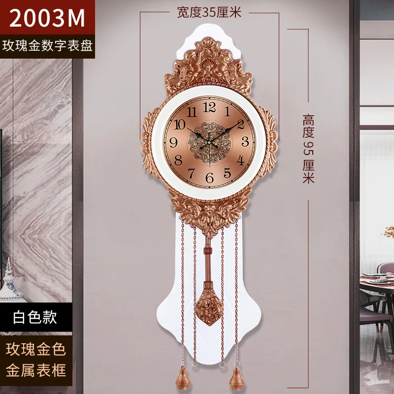 Horloge Chinoise Murale Style Europe – Image 8