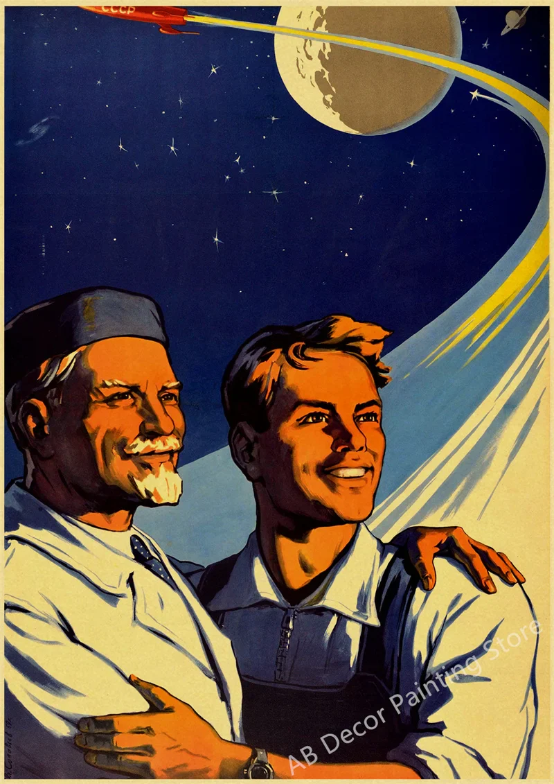 Tableau Chinois Affiche Soviétique – Image 4