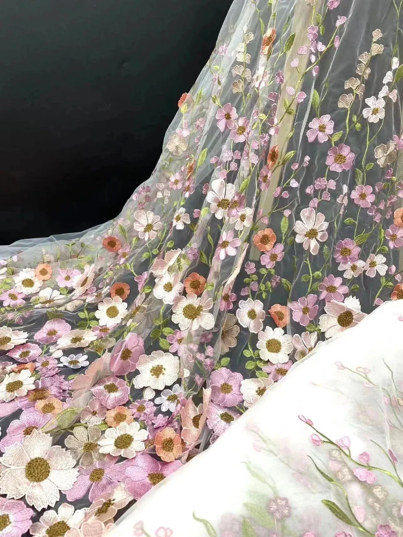 Tissu Chinois Brodé Unilatéral – Image 4