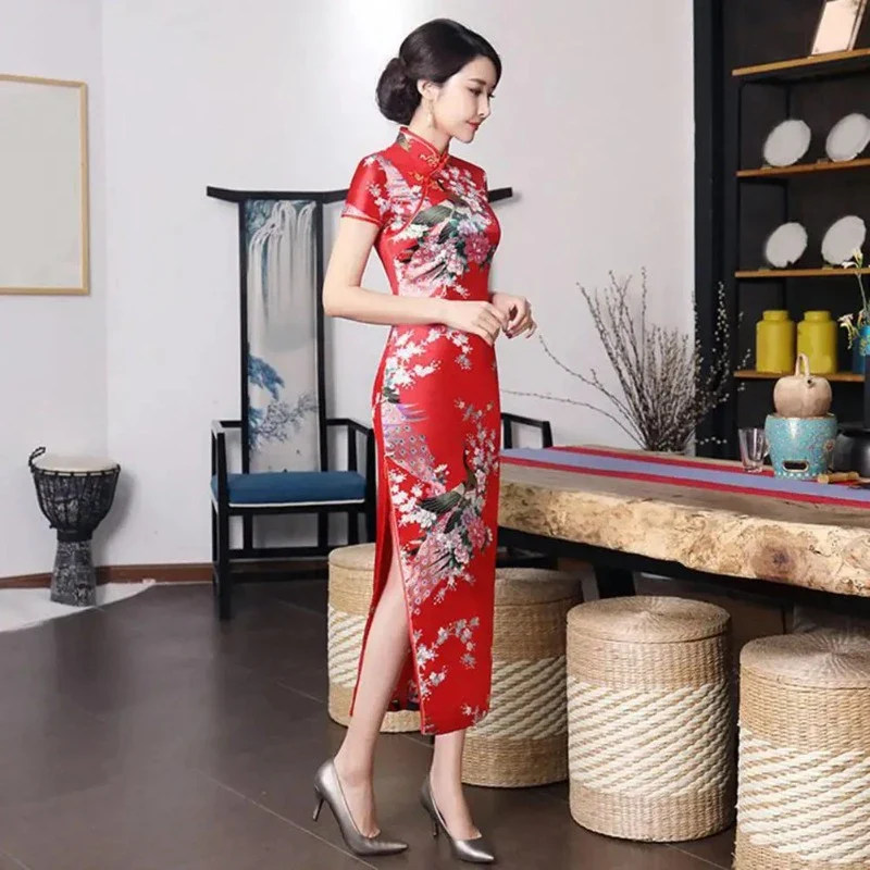Cheongsam Classique Manches Courtes – Image 4