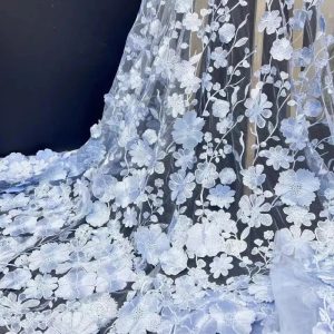 Tissu Chinois Brodé Unilatéral