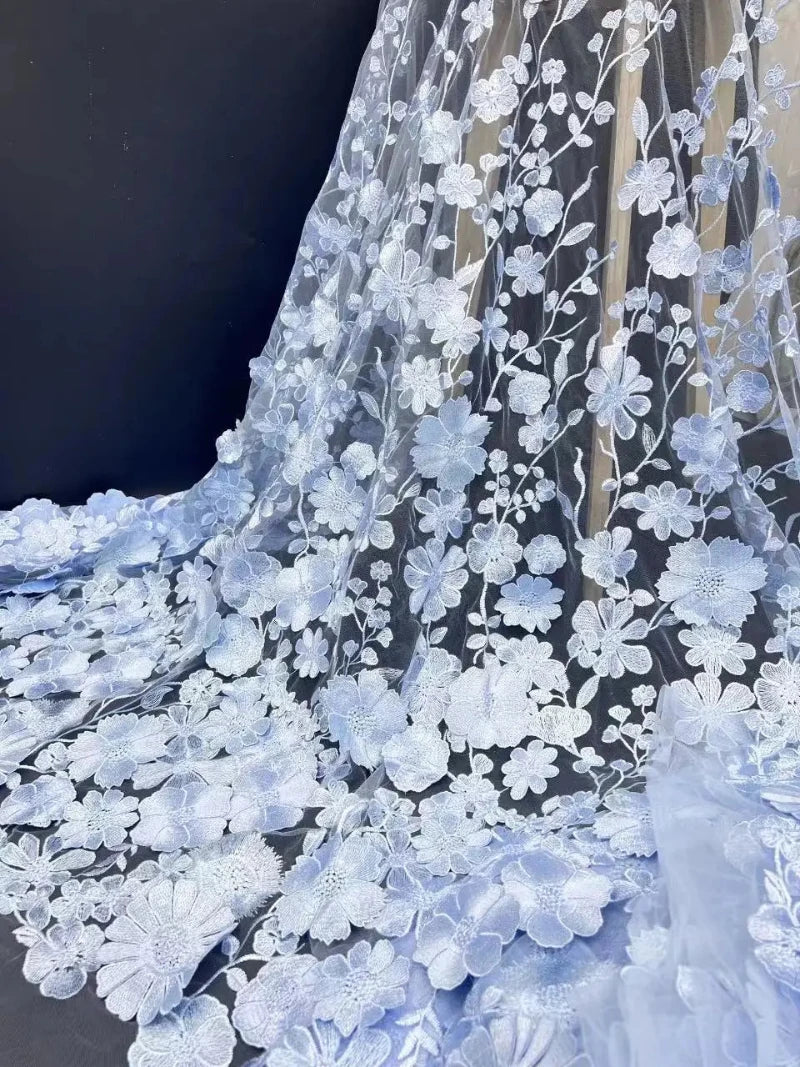 Tissu Chinois Brodé Unilatéral