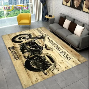 Tapis Chinois 3D Moto