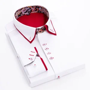 Habit Chinois Chemise Col Double