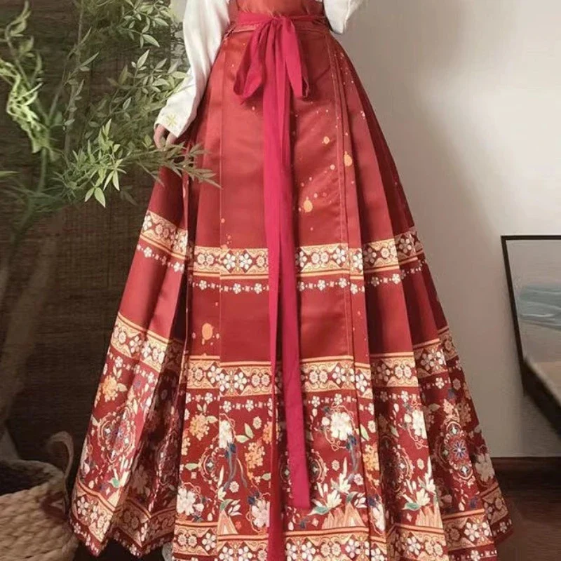 Hanfu Jupe Longue Midi Cheval – Image 9