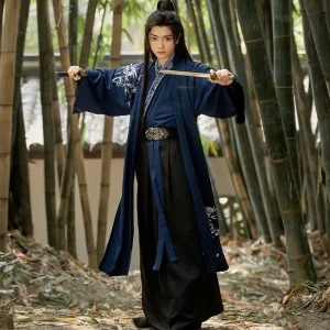 Hanfu Costume Homme Imprimé Antique
