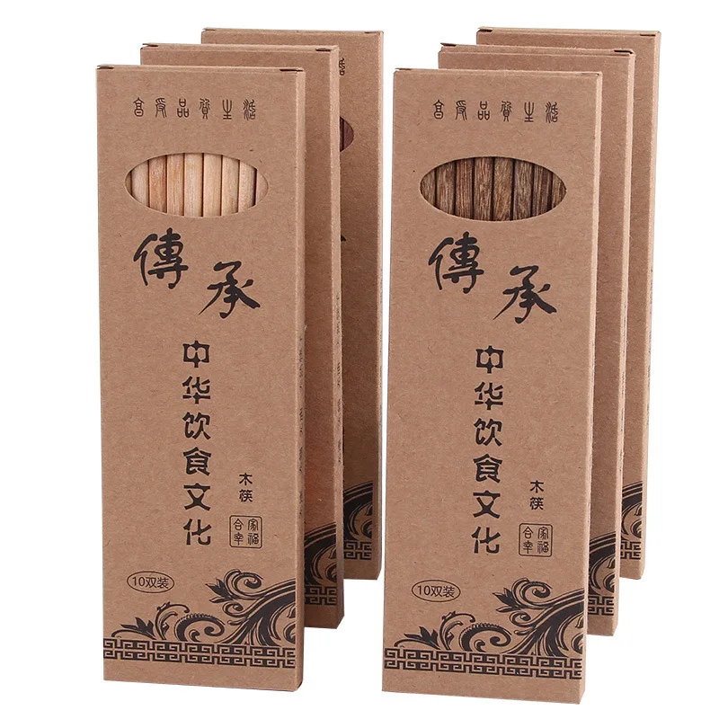 Baguettes Chinoises Bois De Rose Naturel – Image 3