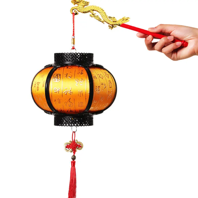 Lampion Chinois En Plastique Lotus – Image 2