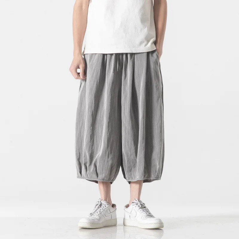 Pantalon Chinois Homme Harem Coton – Image 7