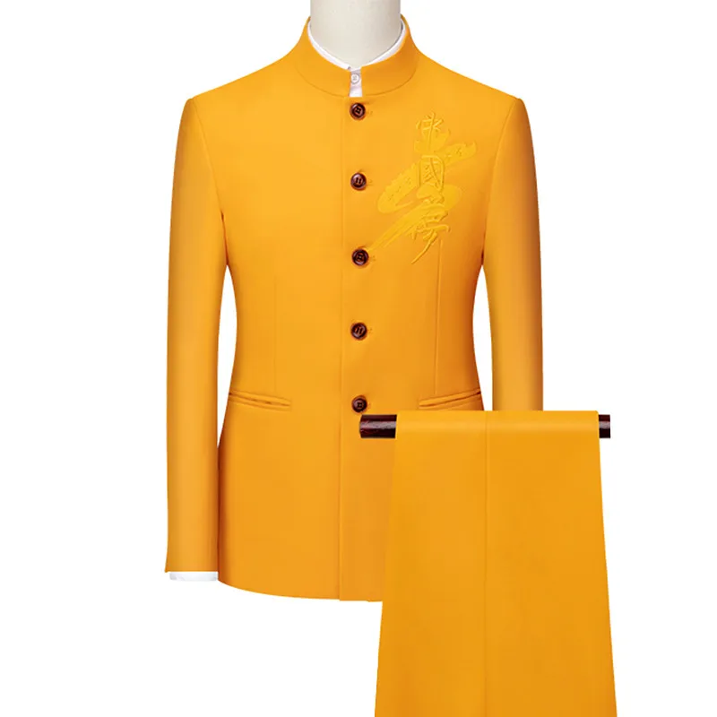 Habit Chinois Ensemble Blazer Pantalon – Image 6