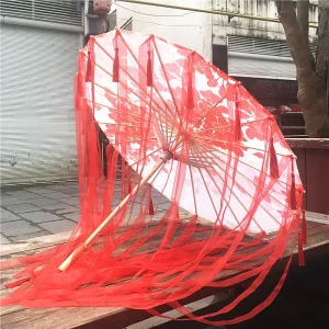 Ombrelle Chinoise Papier Cheongsam