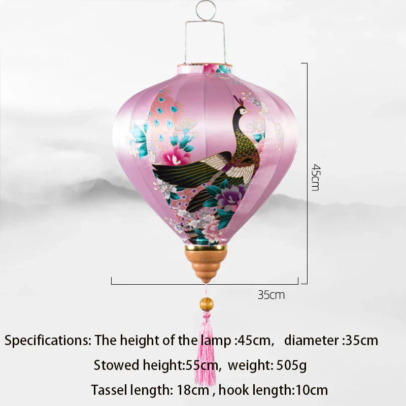 Lampe Chinoise Lanterne Fleurs – Image 8