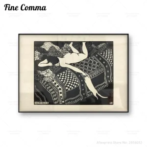 Tableau Chinois La Paresse Félix Vallotton