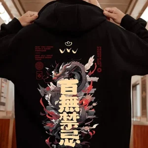 Pull Chinois Dragon Caractère Chinois