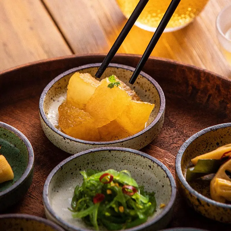 Bols Chinois Plat Rond En Céramique – Image 4