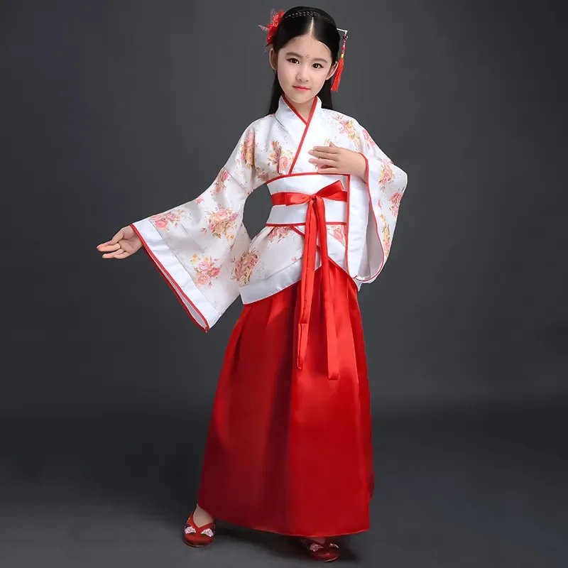 Hanfu Robe En Soie Filles Kimono – Image 7