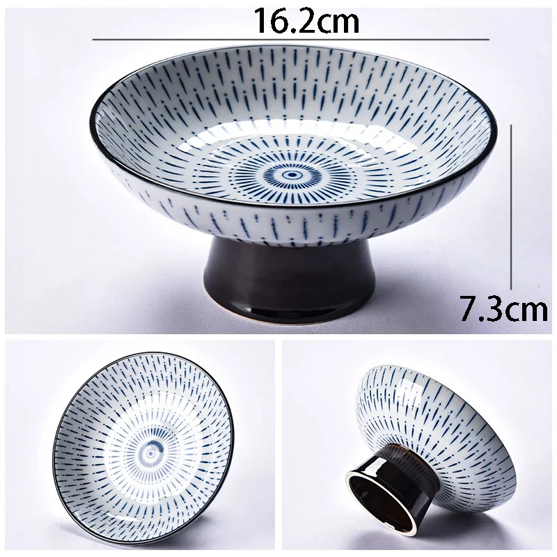 Assiettes Chinoises Moderne Pied Haut – Image 9