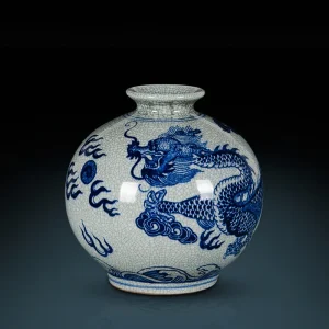 Vase Chinois Craquelé
