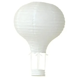 Lanterne Chinoise Papier Blanc Fleur