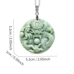 Colliers Chinois Jade Vert