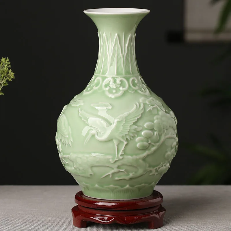 Vase Chinois Ancien Jingdezhen – Image 4