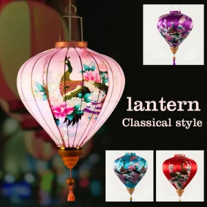 Lampe Chinoise Lanterne Fleurs