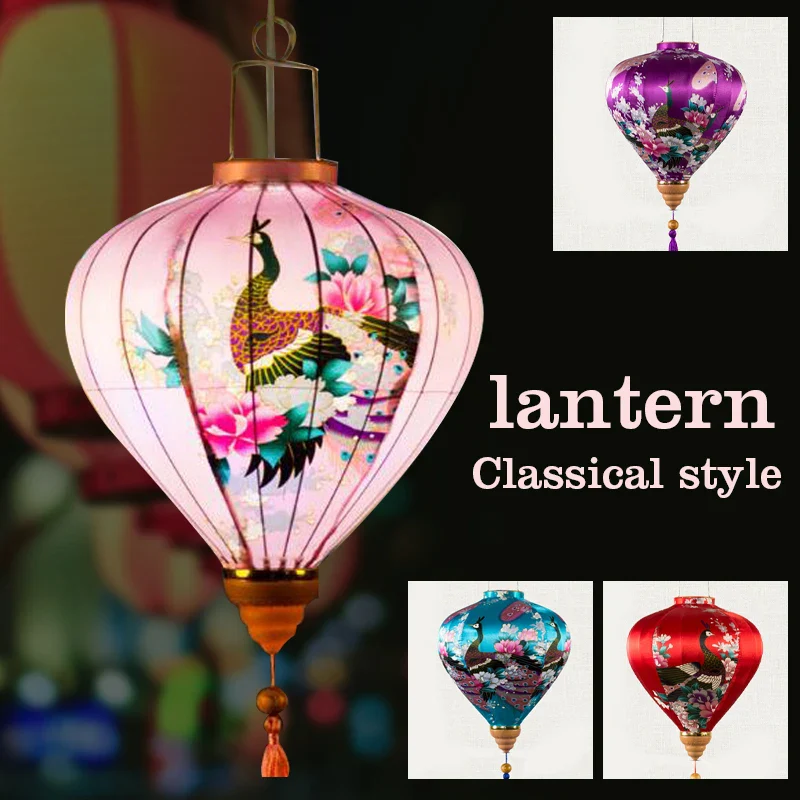 Lampe Chinoise Lanterne Fleurs