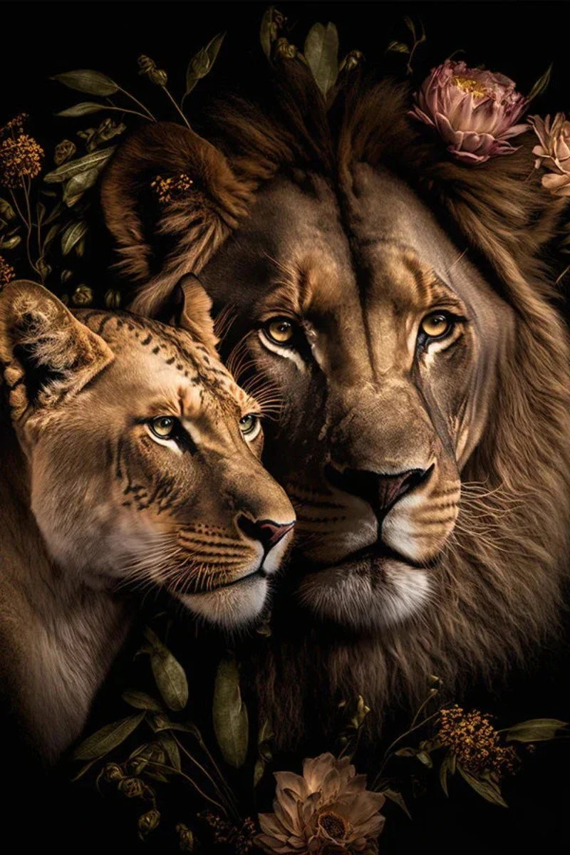 Tableau Chinois Animaux Plantes – Image 5