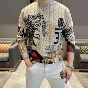 Pull Chinois Motif