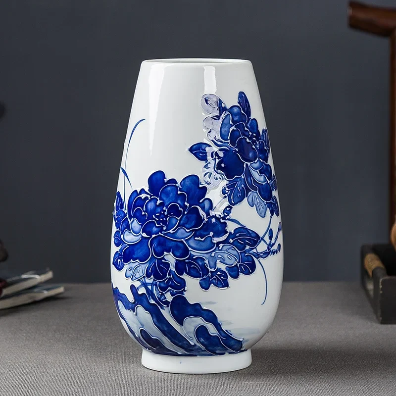 Vase Chinois Ancien Décor Bambou – Image 8