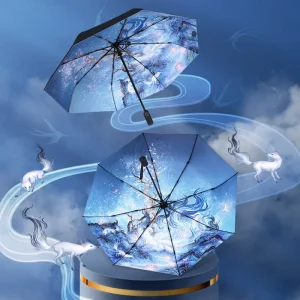 Ombrelle Chinoise Femme Automatique