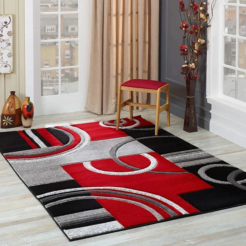 Tapis Chinois Moderne Géométrique – Image 5