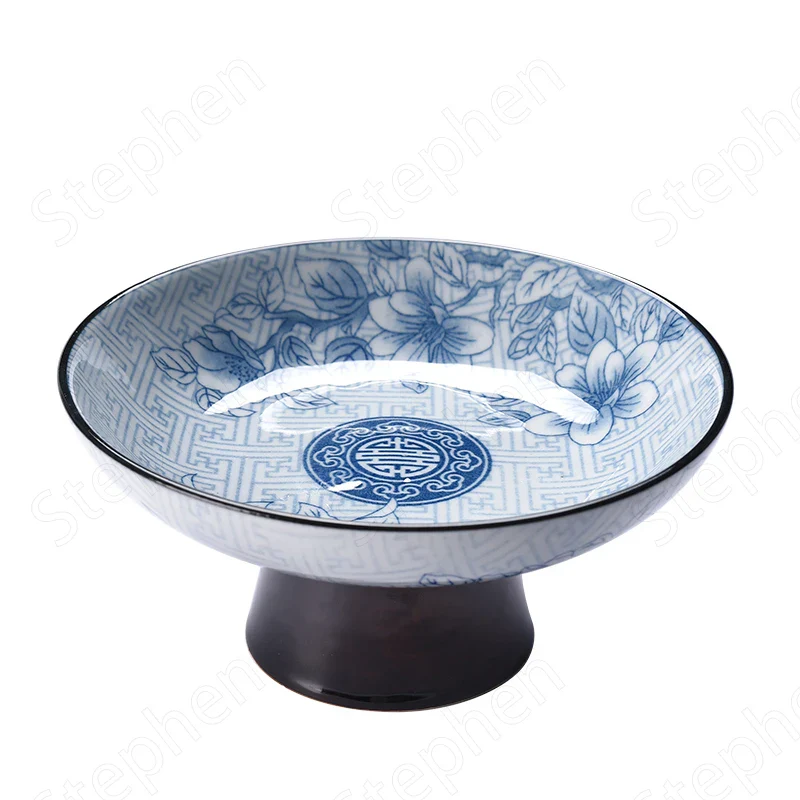 Assiettes Chinoises Moderne Pied Haut – Image 6