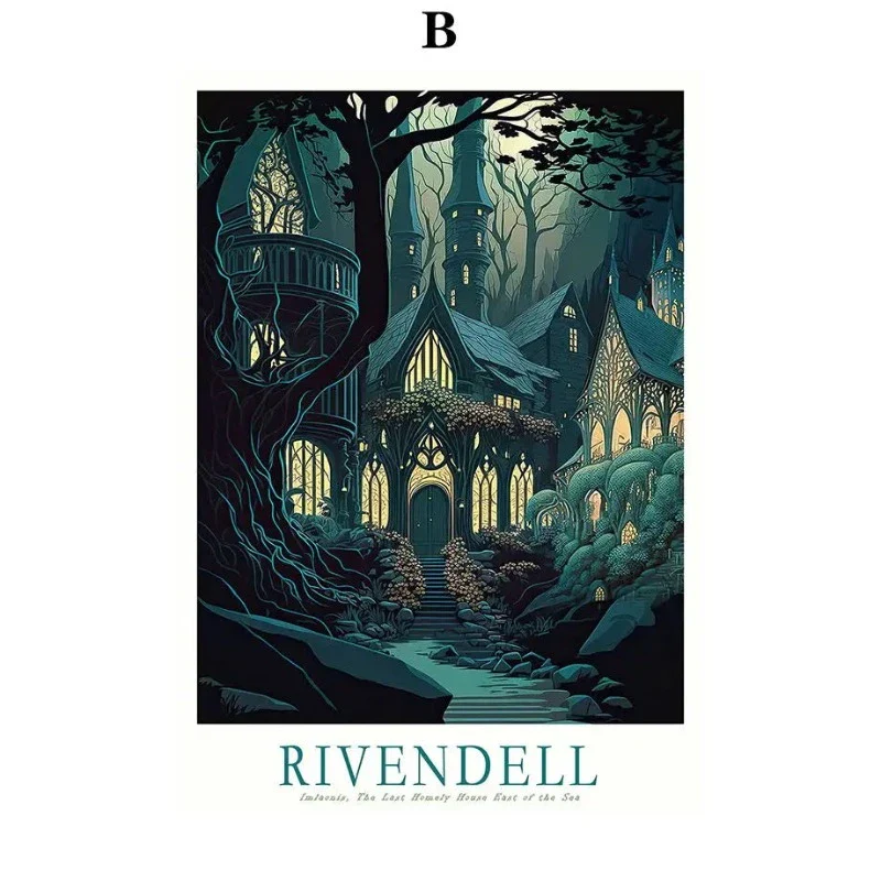 Tableau Chinois Forêt Sombre – Image 9