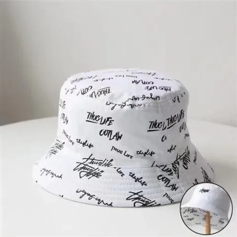 Chapeaux Chinois Bob Réversible Graffiti – Image 7