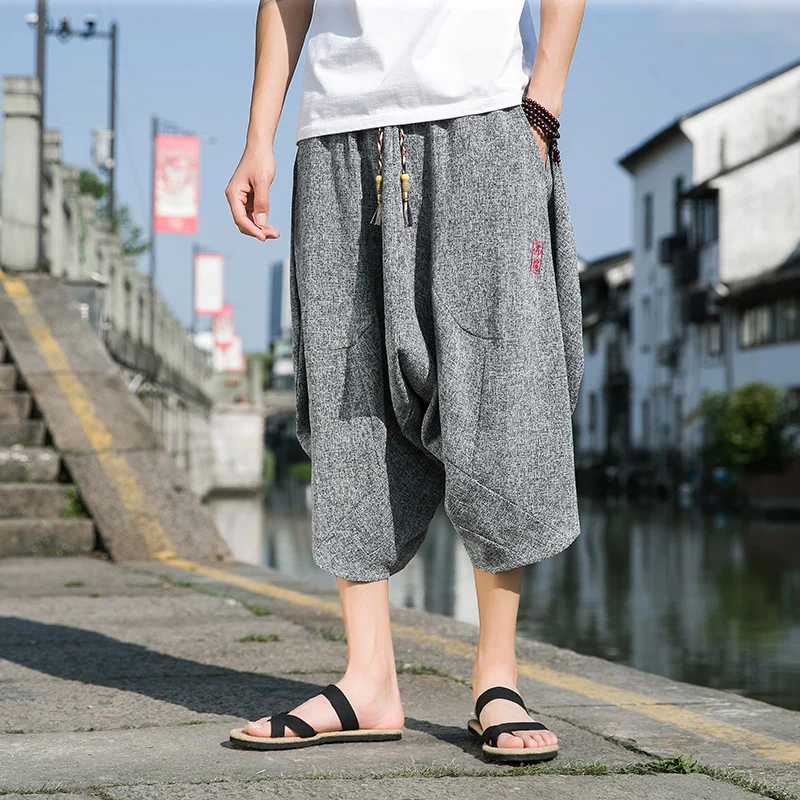 Pantalon Chinois Homme Lin Détente – Image 9