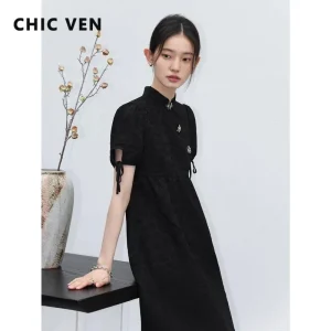 Tenue Chinoise Robe Mi-longue