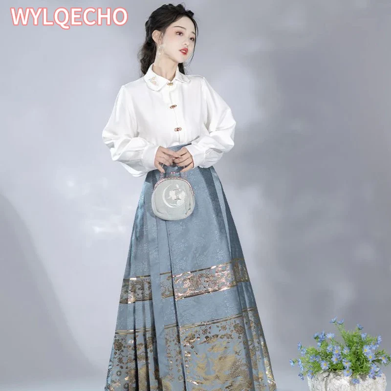 Hanfu Robe Dynastie Ming Cheval – Image 2