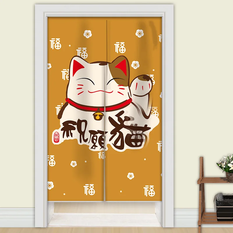 Rideau Chinois Noren Chat Porte – Image 6