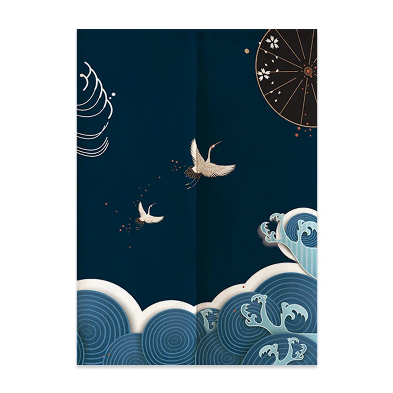 Rideau Chinois Noren En Lin – Image 3