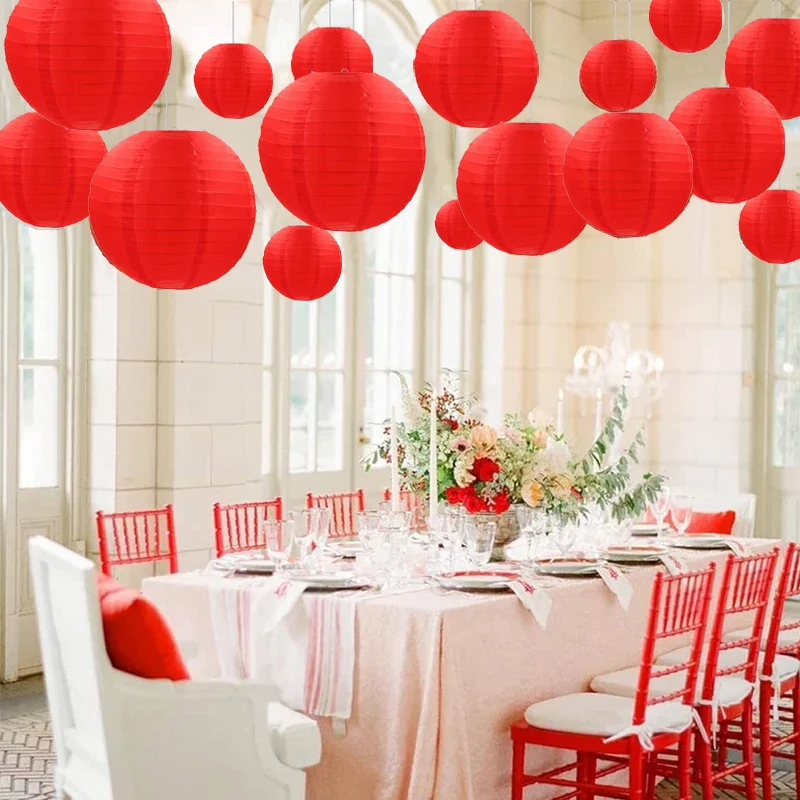 Lampions Chinois Décoration Papier – Image 7