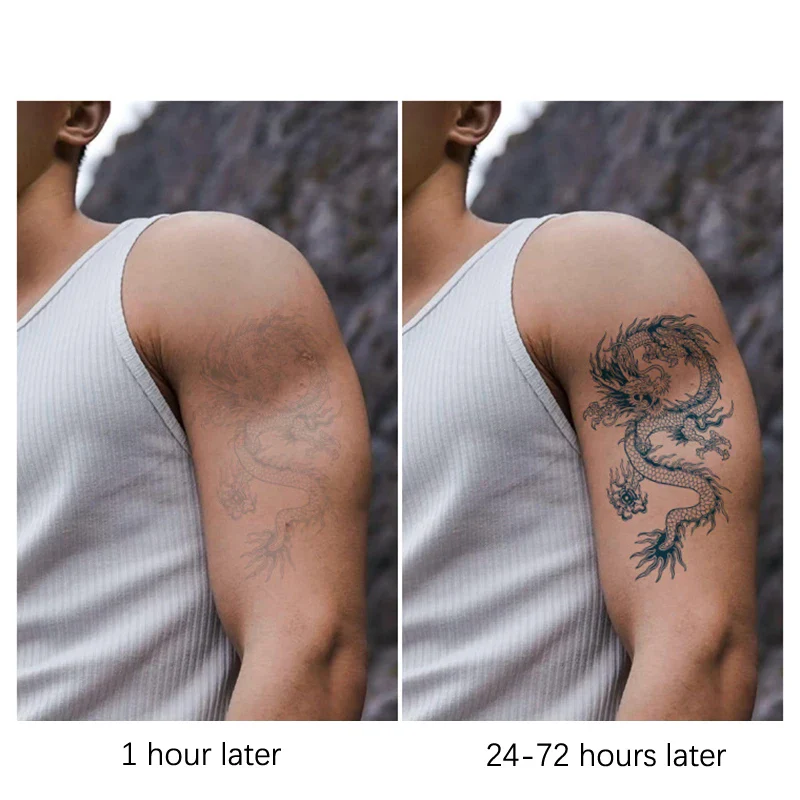 Tatouage Dragon Chinois Réaliste Hommes – Image 4