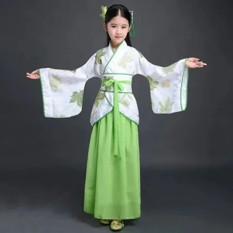 Hanfu Robe En Soie Filles Kimono – Image 8