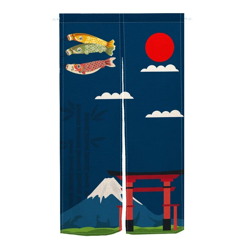 Rideau Chinois Koi Pour Porte – Image 7