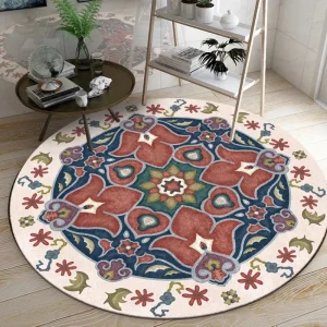 Tapis Chinois Rond Style Marocain