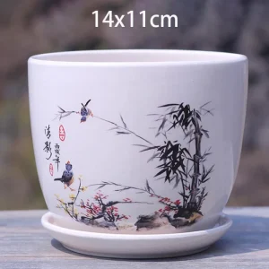 Vase Chinois Ancien Motif Paysage