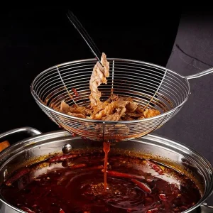 Passoire Chinois Acier Filtre Fin Oval